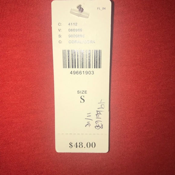 NWT Chelsea Ruffled Tee S - Picture 7 of 8